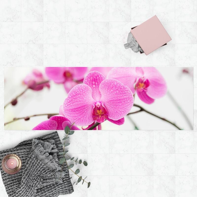 

Alfombras vinílicas - Close-Up Orchid - Panorama Formato apaisado Dimensión LxA: 50cm x 150cm