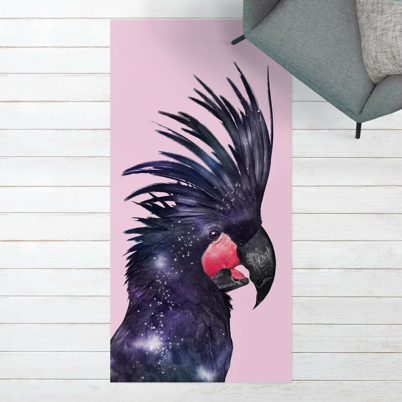 

Alfombras vinílicas - Cockatoo With Galaxy - Alto 2:1 Dimensión LxA: 120cm x 60cm