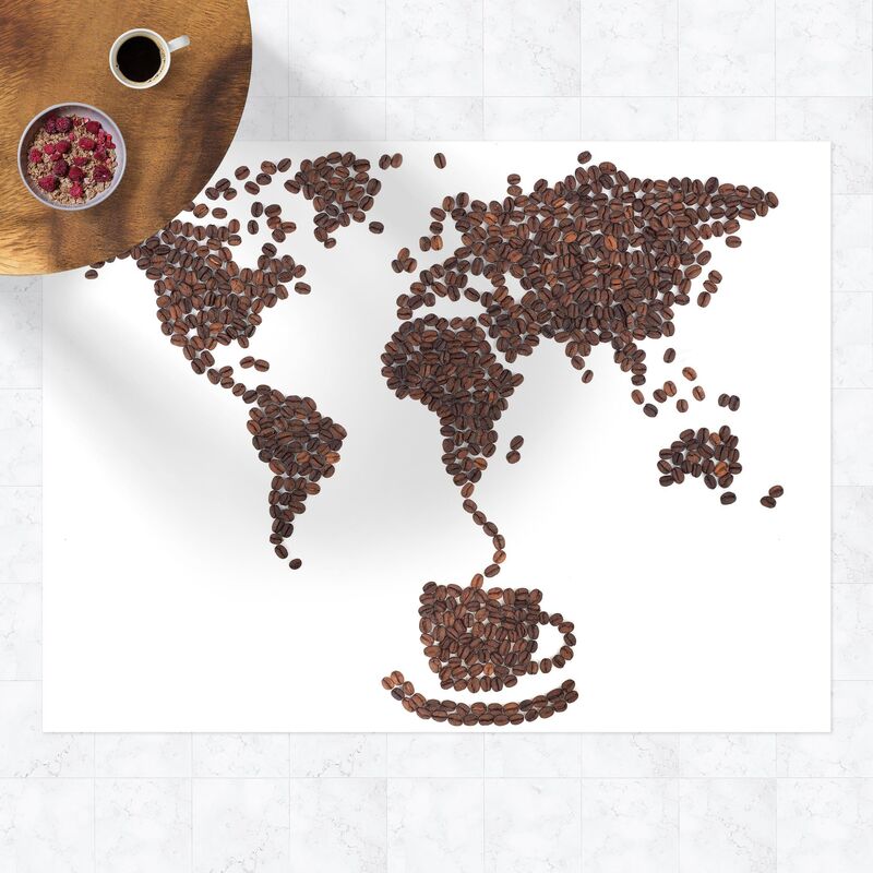 

Alfombras vinílicas - Coffee Around The World - Apaisado 3:4 Dimensión LxA: 75cm x 100cm