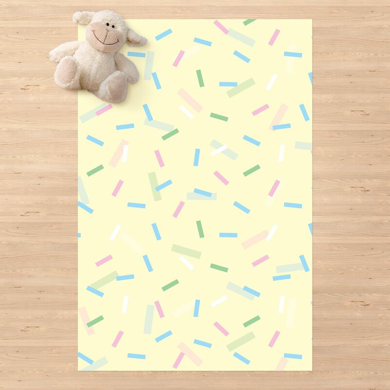 

Alfombras vinílicas - Colourful Confetti Of Pastel Stripes - Alto 3:2 Dimensión LxA: 120cm x 80cm