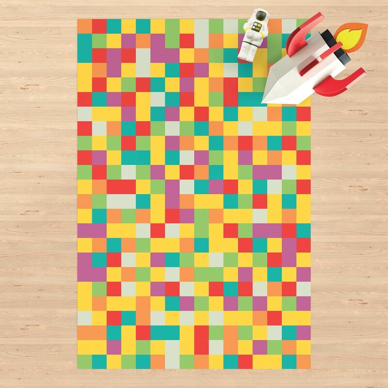 

Alfombras vinílicas - Colourful Mosaic Circus - Alto 3:2 Dimensión LxA: 180cm x 120cm