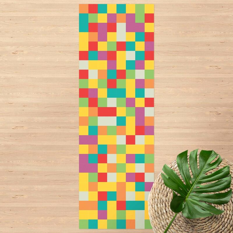 

Bilderwelten - Alfombras vinílicas - Colourful Mosaic Circus - Panorámico Dimensión LxA: 90cm x 30cm