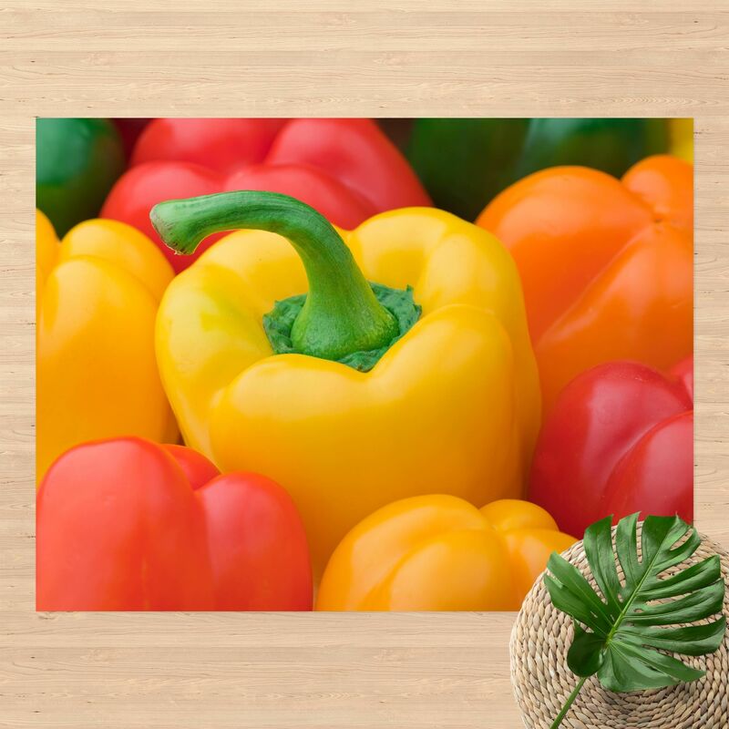 

Alfombras vinílicas - Colourful Pepper Mix - Apaisado 3:4 Dimensión LxA: 45cm x 60cm