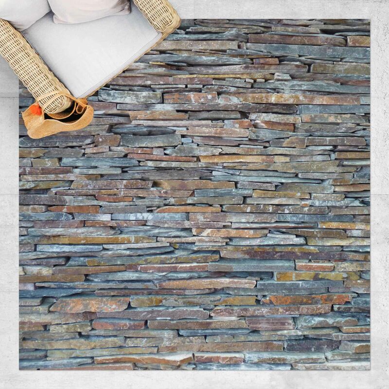 

Alfombras vinílicas - Colourful Stonewall - Cuadrado 1:1 Dimensión LxA: 100cm x 100cm