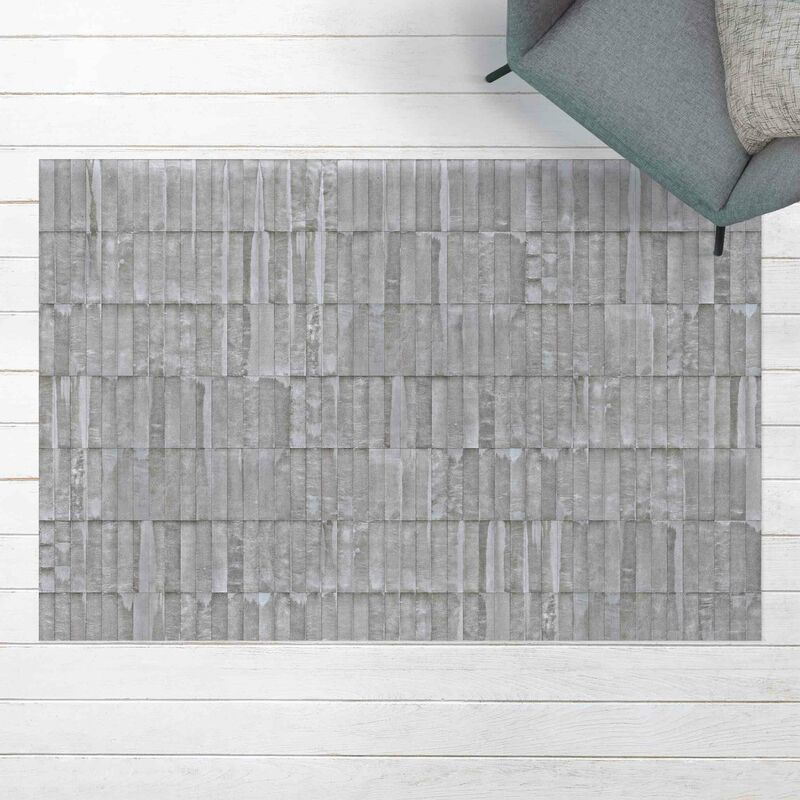 

Alfombras vinílicas - Concrete Brick Wallpaper - Apaisado 2:3 Dimensión LxA: 100cm x 150cm