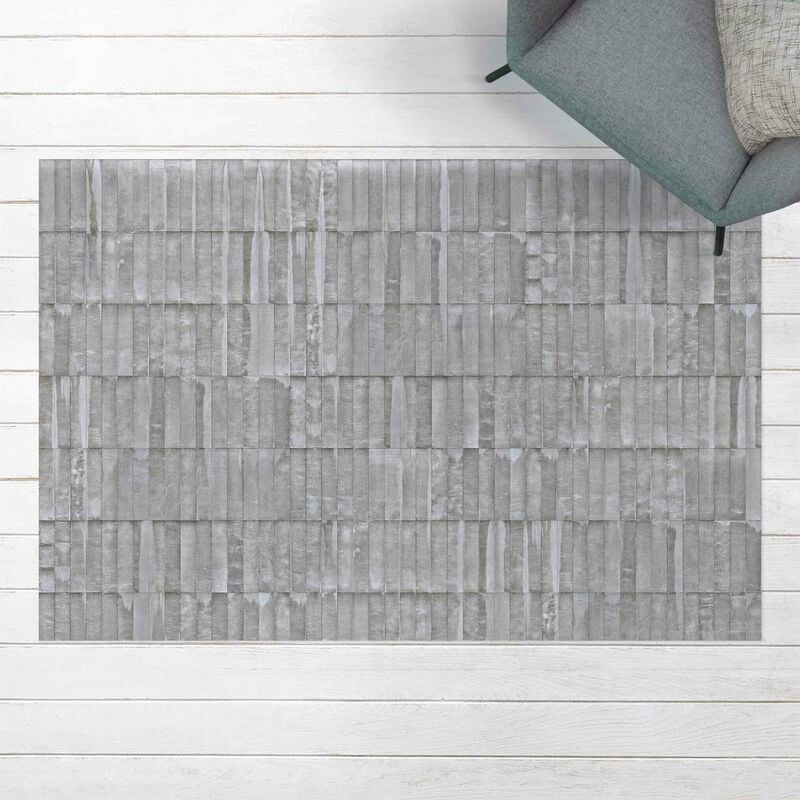 

Alfombras vinílicas - Concrete Brick Wallpaper - Apaisado 2:3 Dimensión LxA: 140cm x 210cm