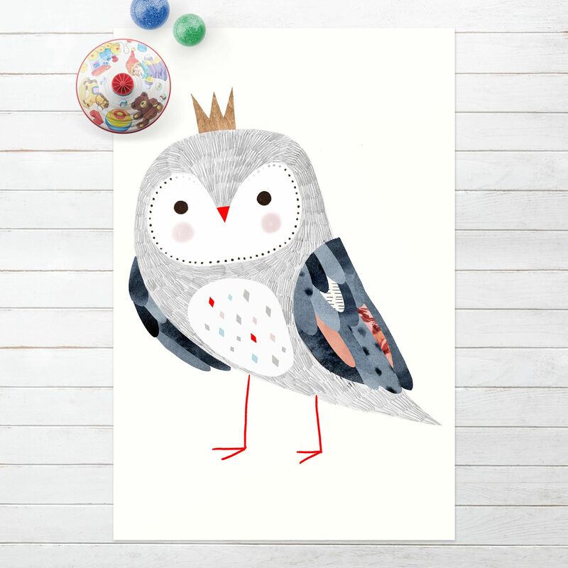 

Alfombras vinílicas - Crowned Owl Bright - Alto 3:2 Dimensión LxA: 150cm x 100cm