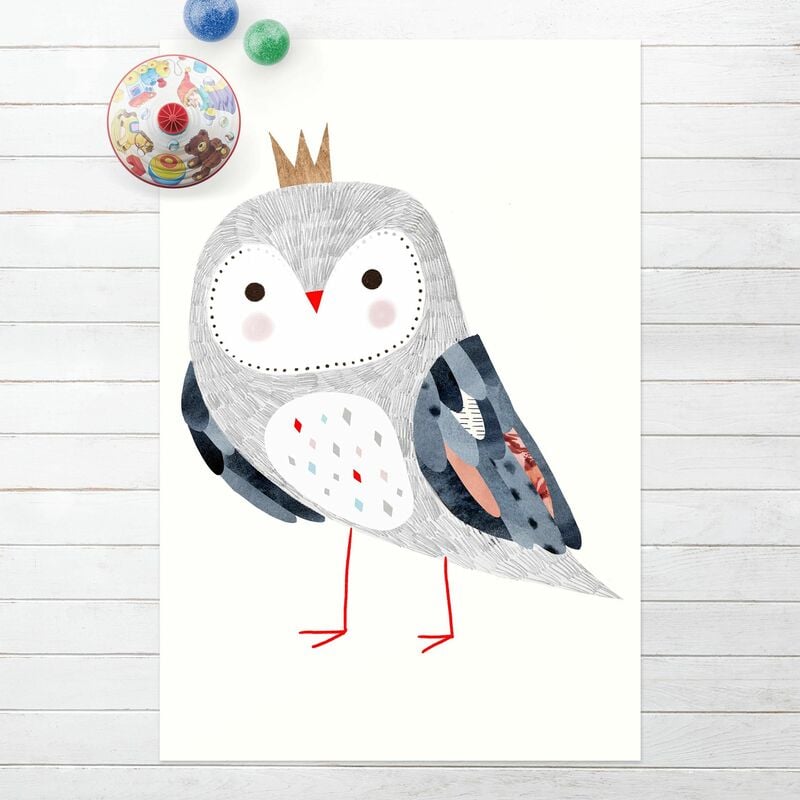 

Alfombras vinílicas - Crowned Owl Bright - Alto 3:2 Dimensión LxA: 90cm x 60cm