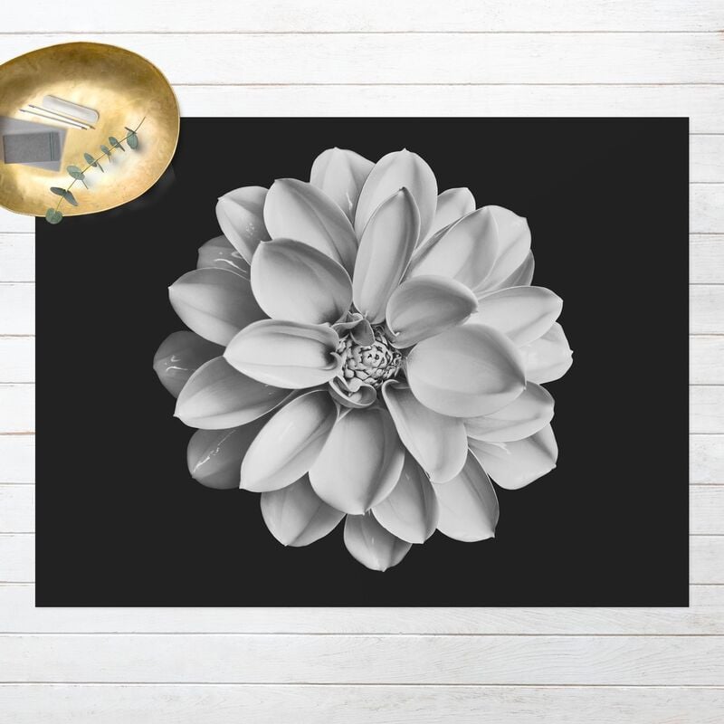 

Alfombras vinílicas - Dahlia Black And White - Apaisado 3:4 Dimensión LxA: 120cm x 160cm