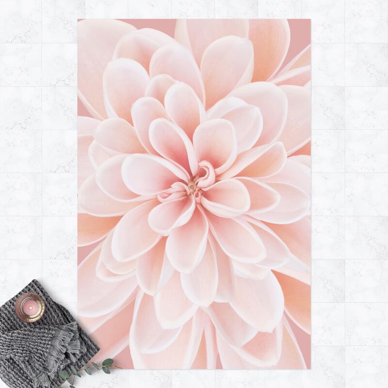 

Alfombras vinílicas - Dahlia In Pastel Pink - Alto 3:2 Dimensión LxA: 180cm x 120cm