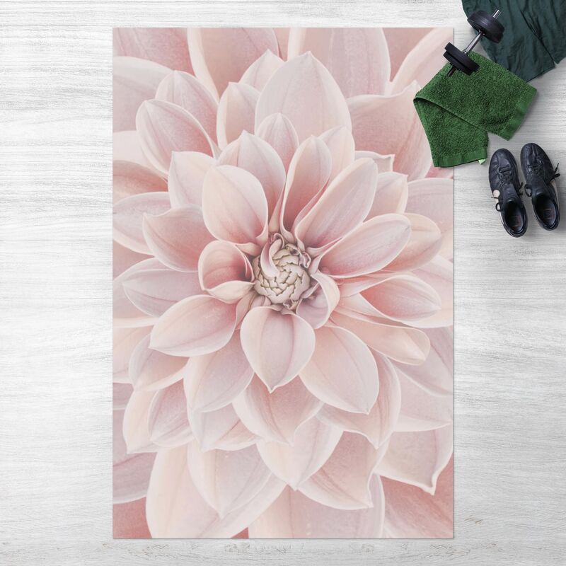 

Alfombras vinílicas - Dahlia In Powder Pink - Alto 3:2 Dimensión LxA: 120cm x 80cm