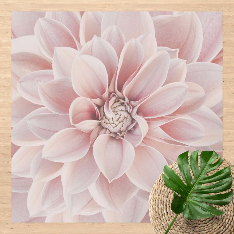 

Alfombras vinílicas - Dahlia In Powder Pink - Cuadrado 1:1 Dimensión LxA: 60cm x 60cm