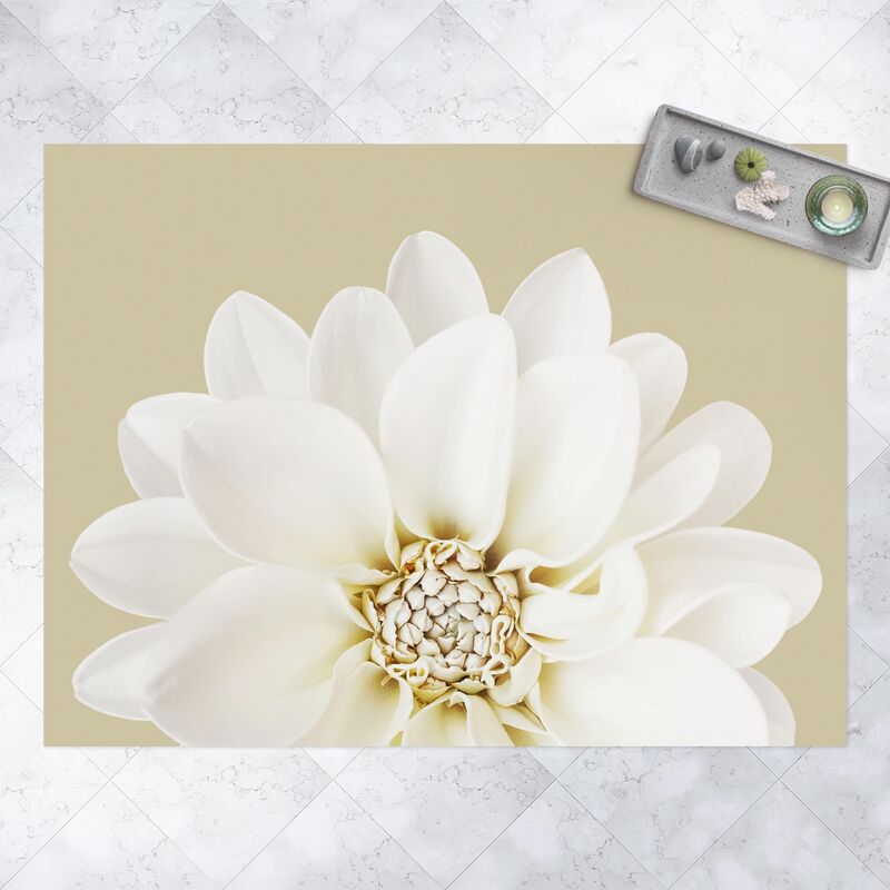 

Alfombras vinílicas - Dahlia White Pastel Sand Colours - Apaisado 3:4 Dimensión LxA: 45cm x 60cm