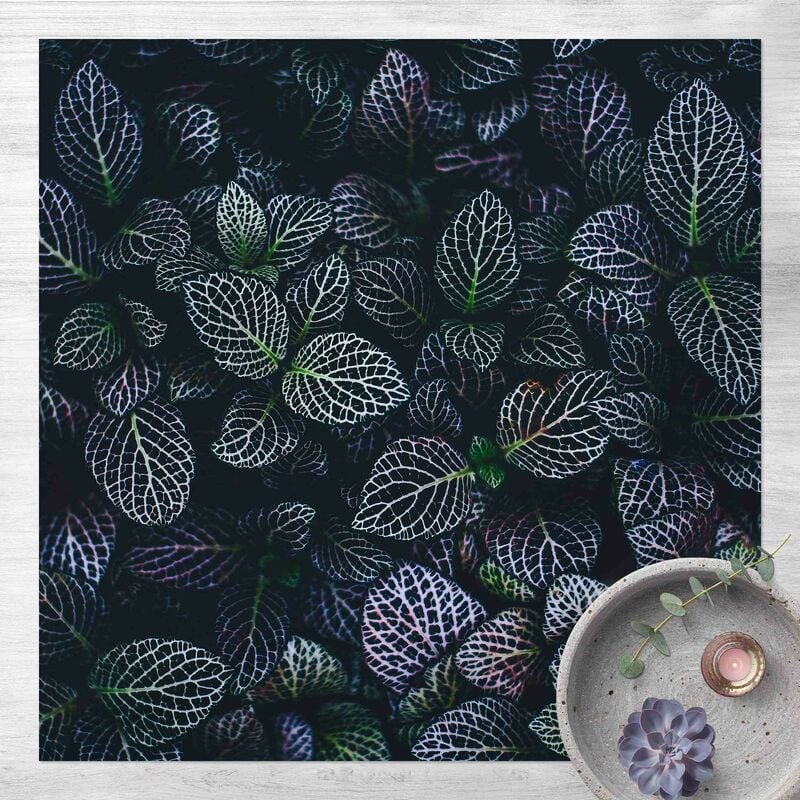 

Alfombras vinílicas - Dark Botany Mosaic Plant - Cuadrado 1:1 Dimensión LxA: 80cm x 80cm