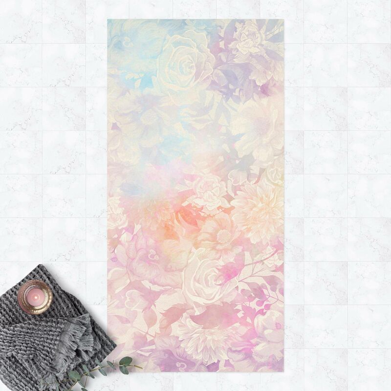 

Bilderwelten - Alfombras vinílicas - Delicate Blossom Dream In Pastel - Alto 2:1 Dimensión LxA: 240cm x 120cm