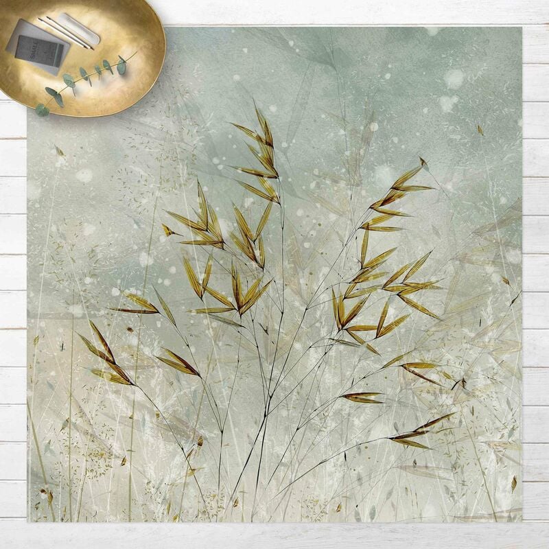 

Bilderwelten - Alfombras vinílicas - Delicate Branches In Winter Fog - Cuadrado 1:1 Dimensión LxA: 100cm x 100cm