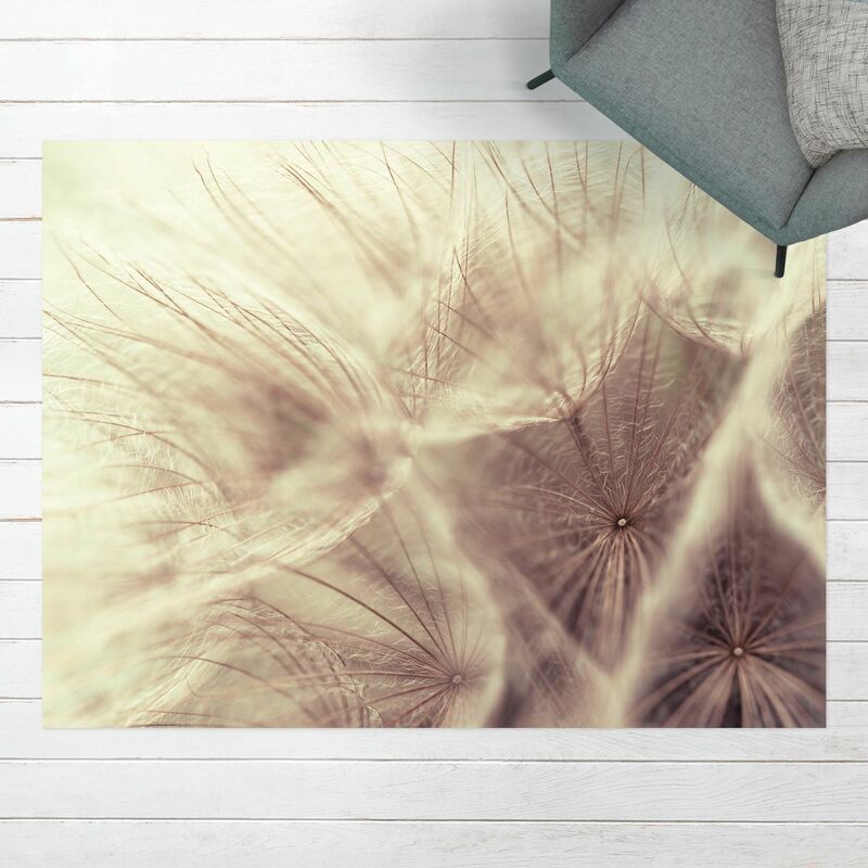

Alfombras vinílicas - Detailed Dandelion Macro Shot With Vintage Blur Effect - Apaisado 3:4 Dimensión LxA: 120cm x 160cm
