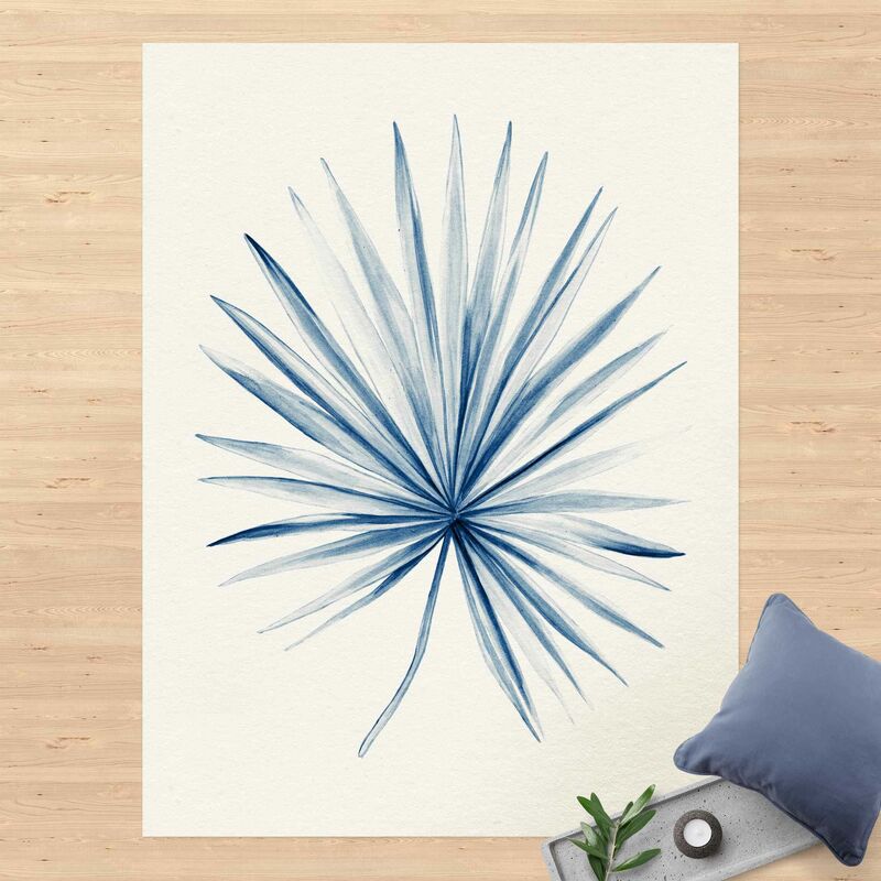 

Alfombras vinílicas - Drawing Tropical Fan Palm In Indigo - Alto 4:3 Dimensión LxA: 60cm x 45cm
