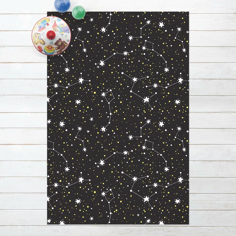 

Alfombras vinílicas - Drawn Starry Sky With Great Bear - Alto 3:2 Dimensión LxA: 210cm x 140cm