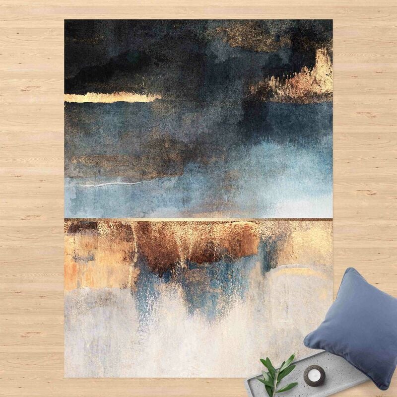 

Alfombras vinílicas - Elisabeth Fredriksson - Abstract Lakeshore In Gold - Alto 4:3 Dimensión LxA: 140cm x 105cm