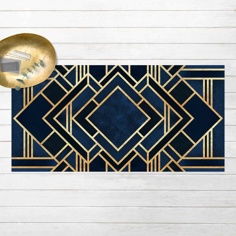

Alfombras vinílicas - Elisabeth Fredriksson - Art Deco Gold - Apaisado 1:2 Dimensión LxA: 40cm x 80cm