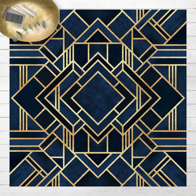 

Alfombras vinílicas - Elisabeth Fredriksson - Art Deco Gold - Cuadrado 1:1 Dimensión LxA: 80cm x 80cm