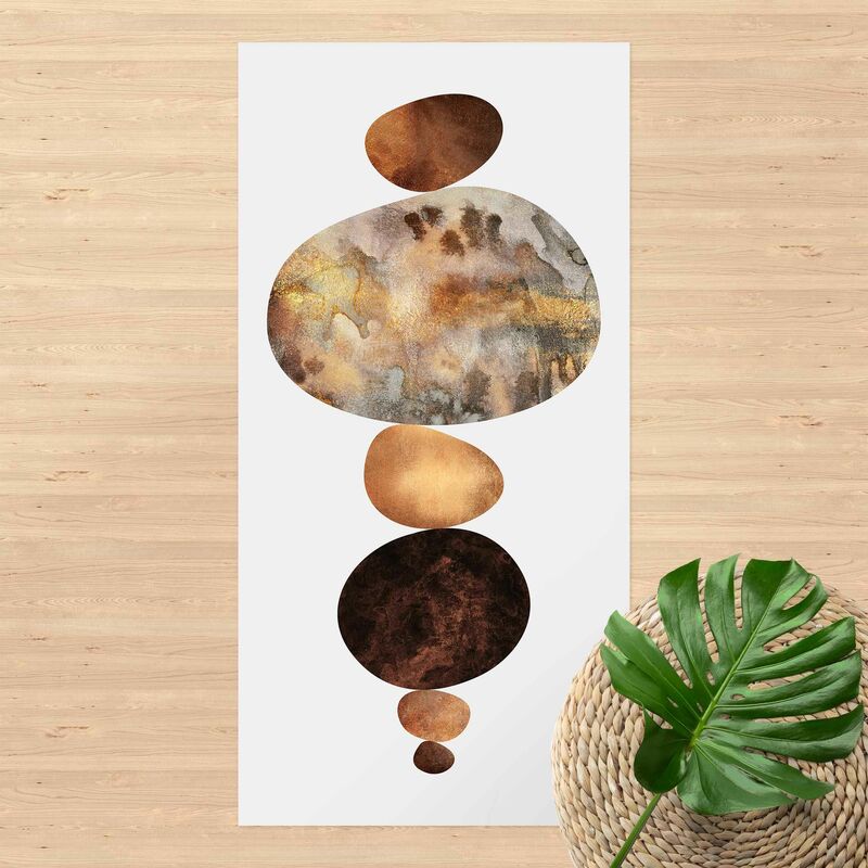 

Alfombras vinílicas - Elisabeth Fredriksson - Balance White Gold - Alto 2:1 Dimensión LxA: 80cm x 40cm