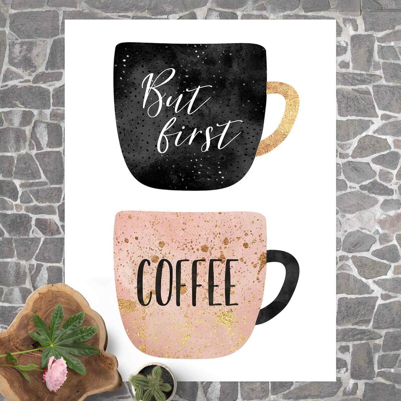 

Alfombras vinílicas - Elisabeth Fredriksson - But First, Coffee - Alto 4:3 Dimensión LxA: 180cm x 135cm