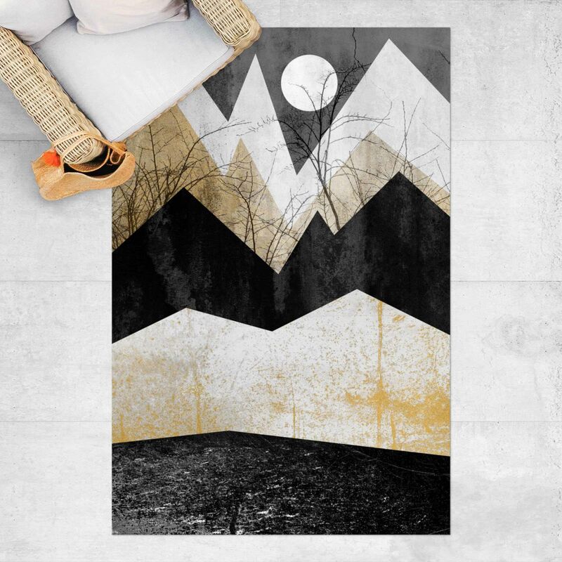 

Alfombras vinílicas - Elisabeth Fredriksson - Golden Mountains Branches - Alto 3:2 Dimensión LxA: 180cm x 120cm