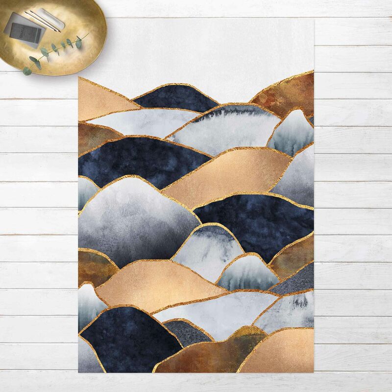 

Alfombras vinílicas - Elisabeth Fredriksson - Golden Mountains Watercolour - Alto 3:2 Dimensión LxA: 60cm x 40cm