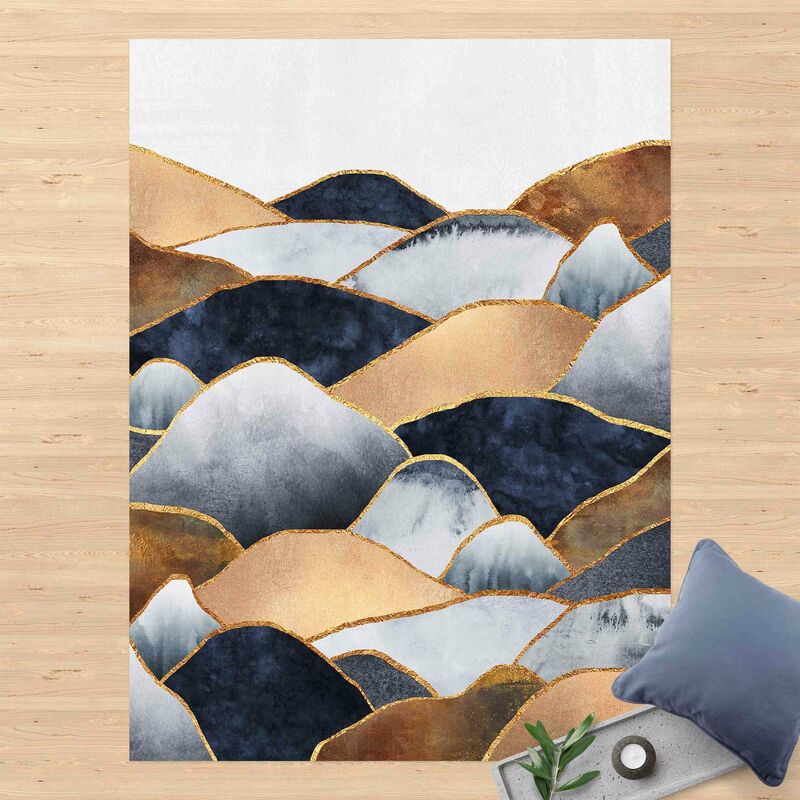 

Alfombras vinílicas - Elisabeth Fredriksson - Golden Mountains Watercolour - Alto 4:3 Dimensión LxA: 180cm x 135cm