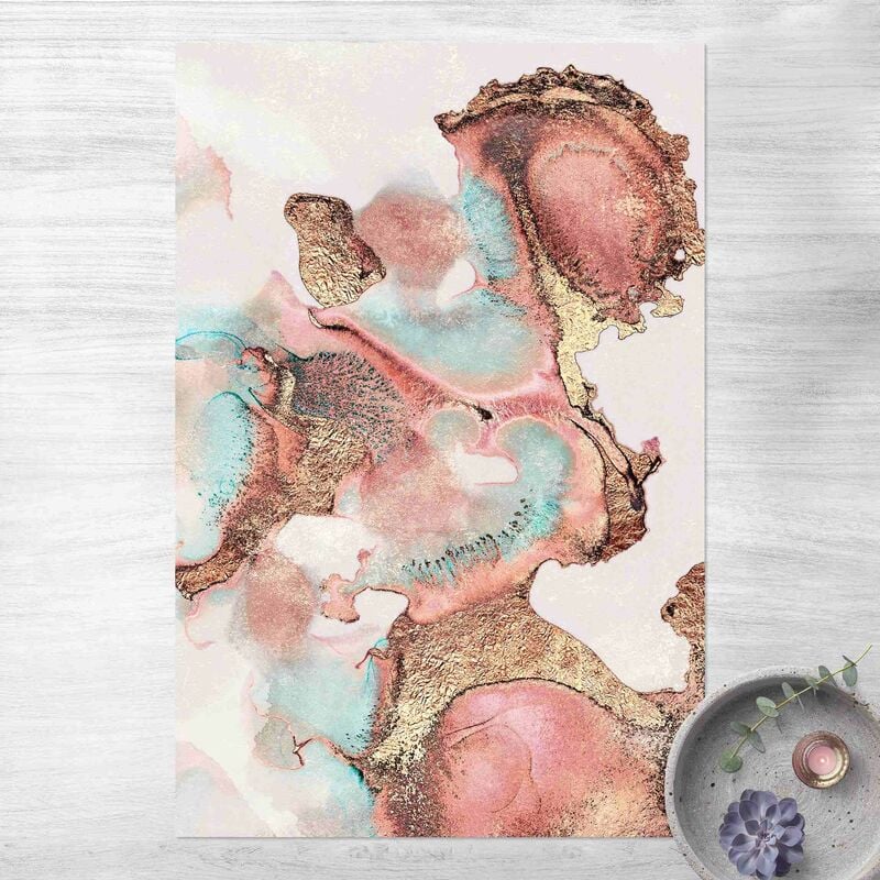 

Alfombras vinílicas - Elisabeth Fredriksson - Golden Watercolour Rosé - Alto 3:2 Dimensión LxA: 150cm x 100cm