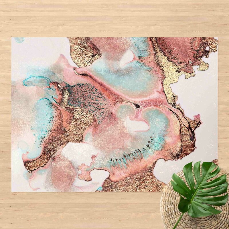 

Alfombras vinílicas - Elisabeth Fredriksson - Golden Watercolour Rosé - Apaisado 3:4 Dimensión LxA: 60cm x 80cm