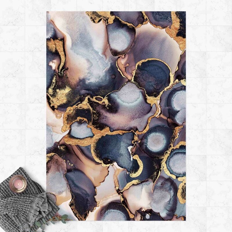 

Alfombras vinílicas - Elisabeth Fredriksson - Marble Watercolour With Gold - Alto 3:2 Dimensión LxA: 150cm x 100cm