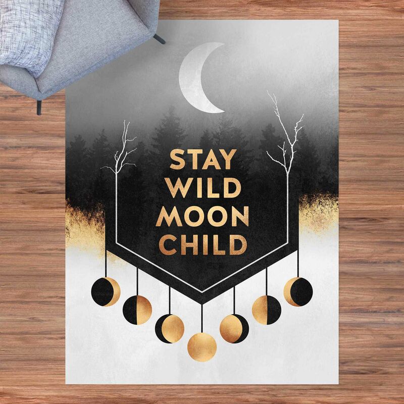 

Alfombras vinílicas - Elisabeth Fredriksson - Stay Wild Moon Child - Alto 4:3 Dimensión LxA: 160cm x 120cm