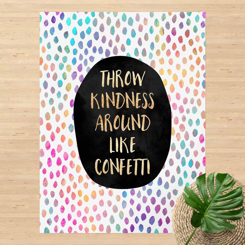 

Alfombras vinílicas - Elisabeth Fredriksson - Throw Kindness Around Like Confetti - Alto 4:3 Dimensión LxA: 60cm x 45cm