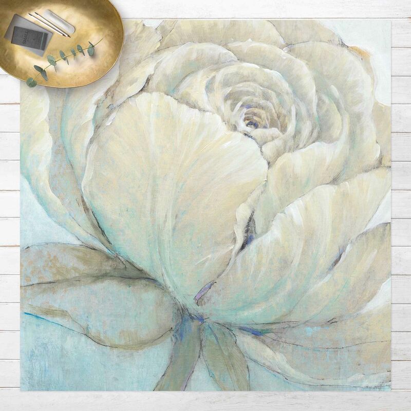 

Bilderwelten - Alfombras vinílicas - English Rose Pastel - Cuadrado 1:1 Dimensión LxA: 100cm x 100cm