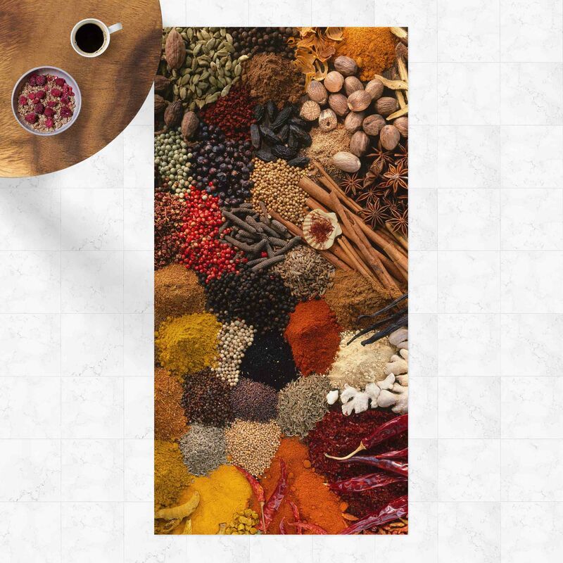 

Alfombras vinílicas - Exotic Spices - Alto 2:1 Dimensión LxA: 80cm x 40cm