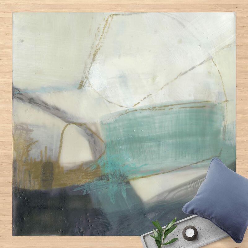 

Bilderwelten - Alfombras vinílicas - Fangs With Turquoise I - Cuadrado 1:1 Dimensión LxA: 100cm x 100cm