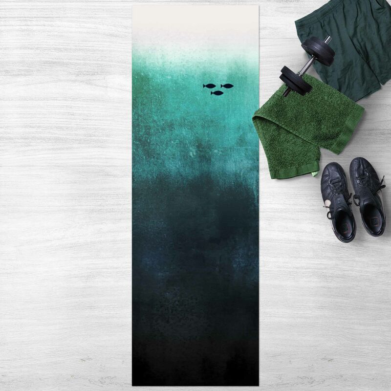 

Alfombras vinílicas - Fish In The Deep Sea - Panorámico Dimensión LxA: 120cm x 40cm