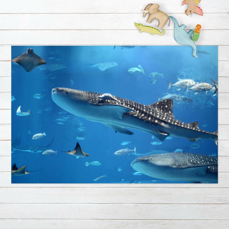 

Alfombras vinílicas - Fish in the Sea - Apaisado 2:3 Dimensión LxA: 140cm x 210cm