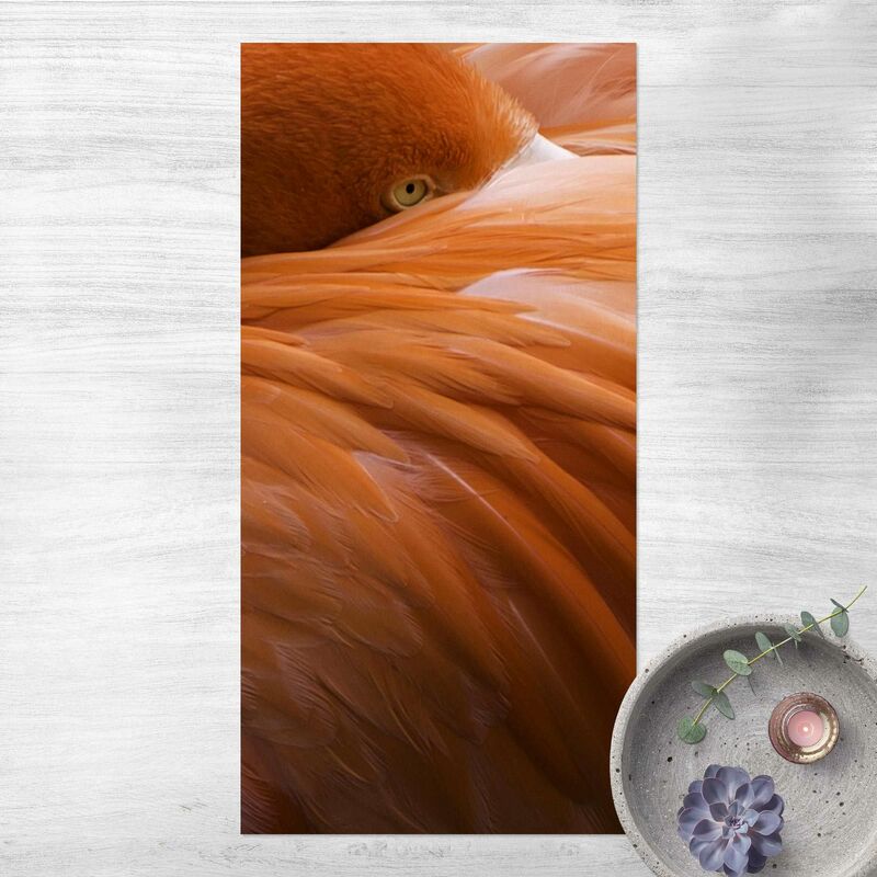 

Alfombras vinílicas - Flamingo Feathers - Alto 2:1 Dimensión LxA: 80cm x 40cm