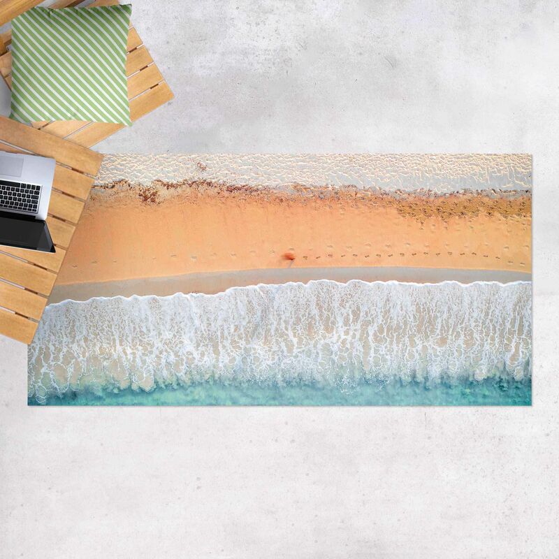 

Alfombras vinílicas - Foot Prints In Paradise - Apaisado 1:2 Dimensión LxA: 130cm x 260cm