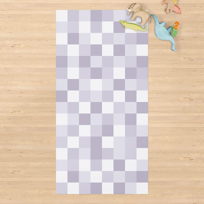 

Alfombras vinílicas - Geometrical Pattern Mosaic Lilac Colour - Alto 2:1 Dimensión LxA: 160cm x 80cm