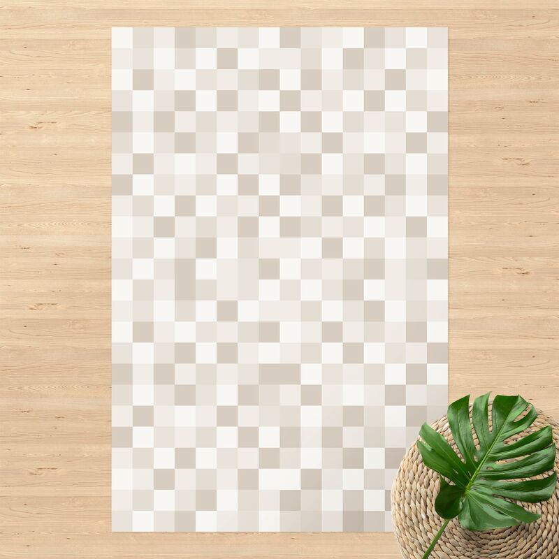 

Alfombras vinílicas - Geometrical Pattern Mosaic Sand - Alto 3:2 Dimensión LxA: 120cm x 80cm