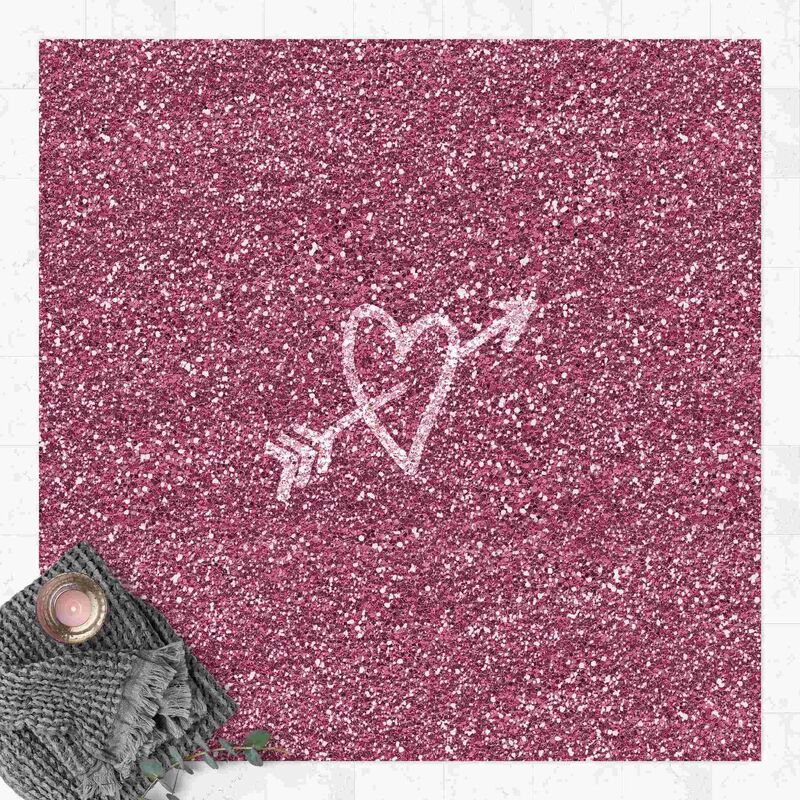 

Alfombras vinílicas - Glitter Love - Cuadrado 1:1 Dimensión LxA: 60cm x 60cm