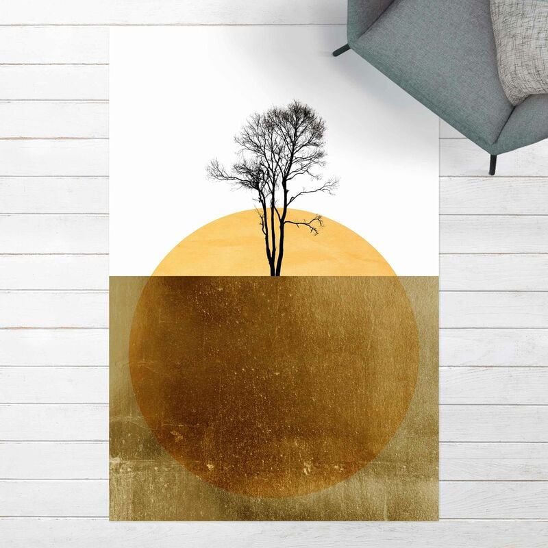 

Alfombras vinílicas - Golden Sun With Tree - Alto 3:2 Dimensión LxA: 120cm x 80cm