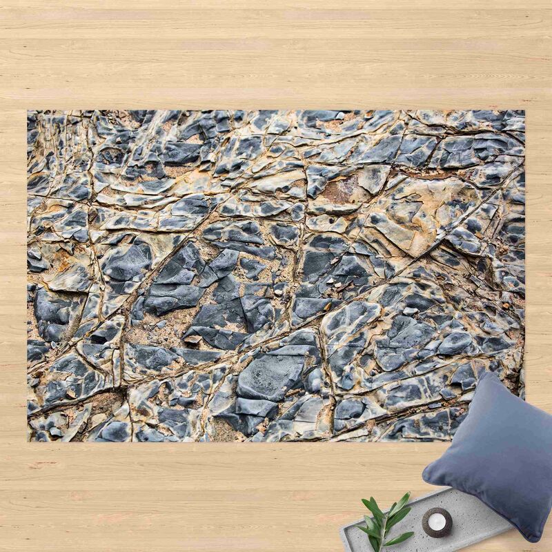 

Alfombras vinílicas - Grey Rocky Underground On The Beach - Apaisado 2:3 Dimensión LxA: 40cm x 60cm