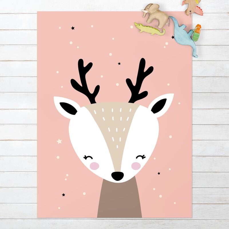 

Alfombras vinílicas - Happy Deer - Alto 4:3 Dimensión LxA: 160cm x 120cm