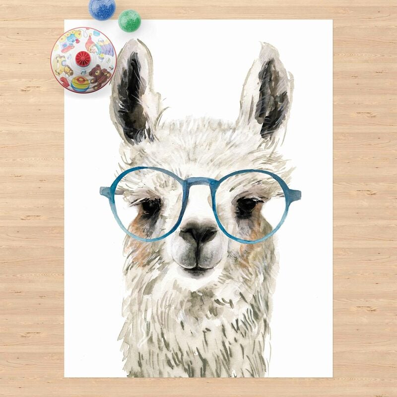 

Alfombras vinílicas - Hip Lama With Glasses Ill - Alto 4:3 Dimensión LxA: 100cm x 75cm